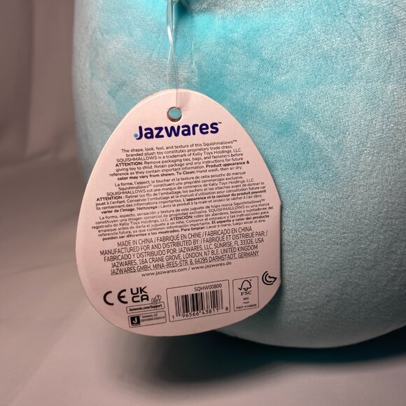 Squishmallows Dearest Swamp Monster Teal Plush Halloween 12in S12 #2354 NWT - Picture 9 of 11